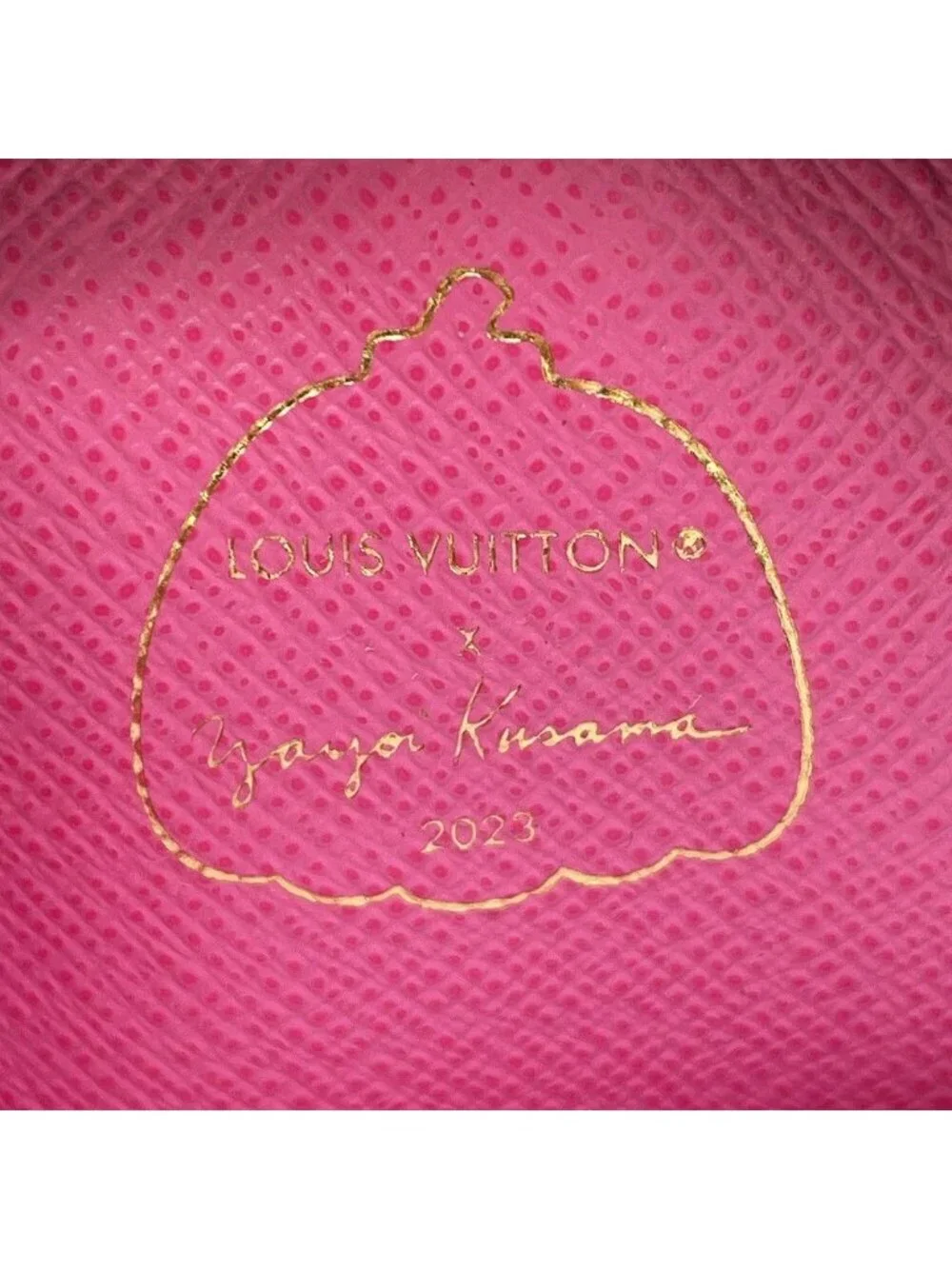 Louis Vuitton Coin Case Monogram Pumpkin LV Yk Purse Yayoi Kusama